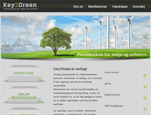 Tablet Screenshot of key2green.dk